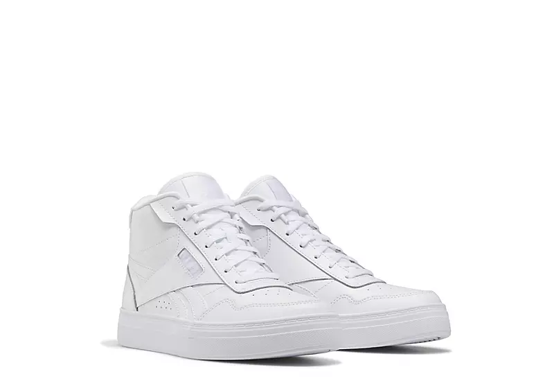 Reebok Womens Court Advance Bold Hi Sneaker - White