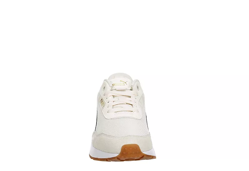 Puma Womens Runtamed Plus Marble Sneaker - Off White - Image 3