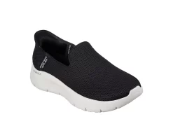 Skechers Womens Go Walk Flex Slip-ins Walking Shoe - Black