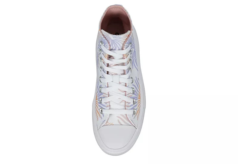 Converse Womens Chuck Taylor All Star Move High Top Sneaker - White - Image 6