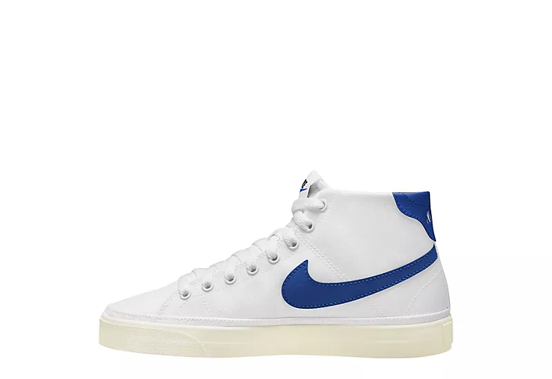 Nike Womens Court Legacy Mid Sneaker - White - Image 3