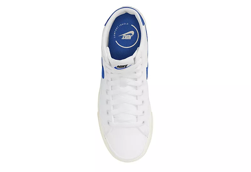 Nike Womens Court Legacy Mid Sneaker - White - Image 4