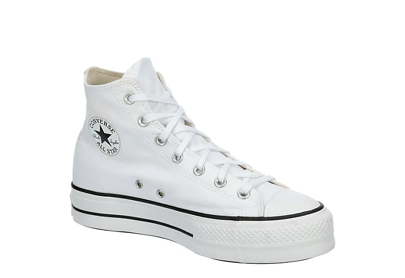 Converse Womens Chuck Taylor All Star High Top Platform Sneaker - White