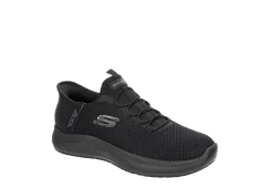 Skechers Womens Slip-ins Summits Enslee Slip Resistant Work Shoe - Black